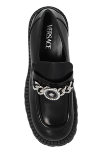 VERSACE - Women Calf Leather Loafers