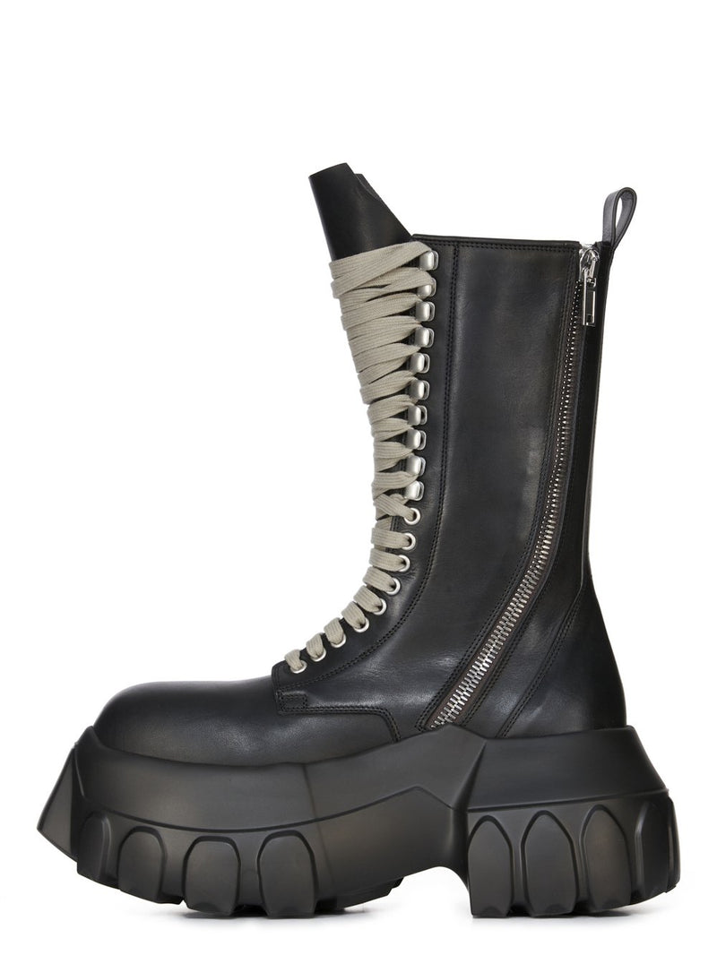 RICK OWENS - Women Army Mega Tractor Boots