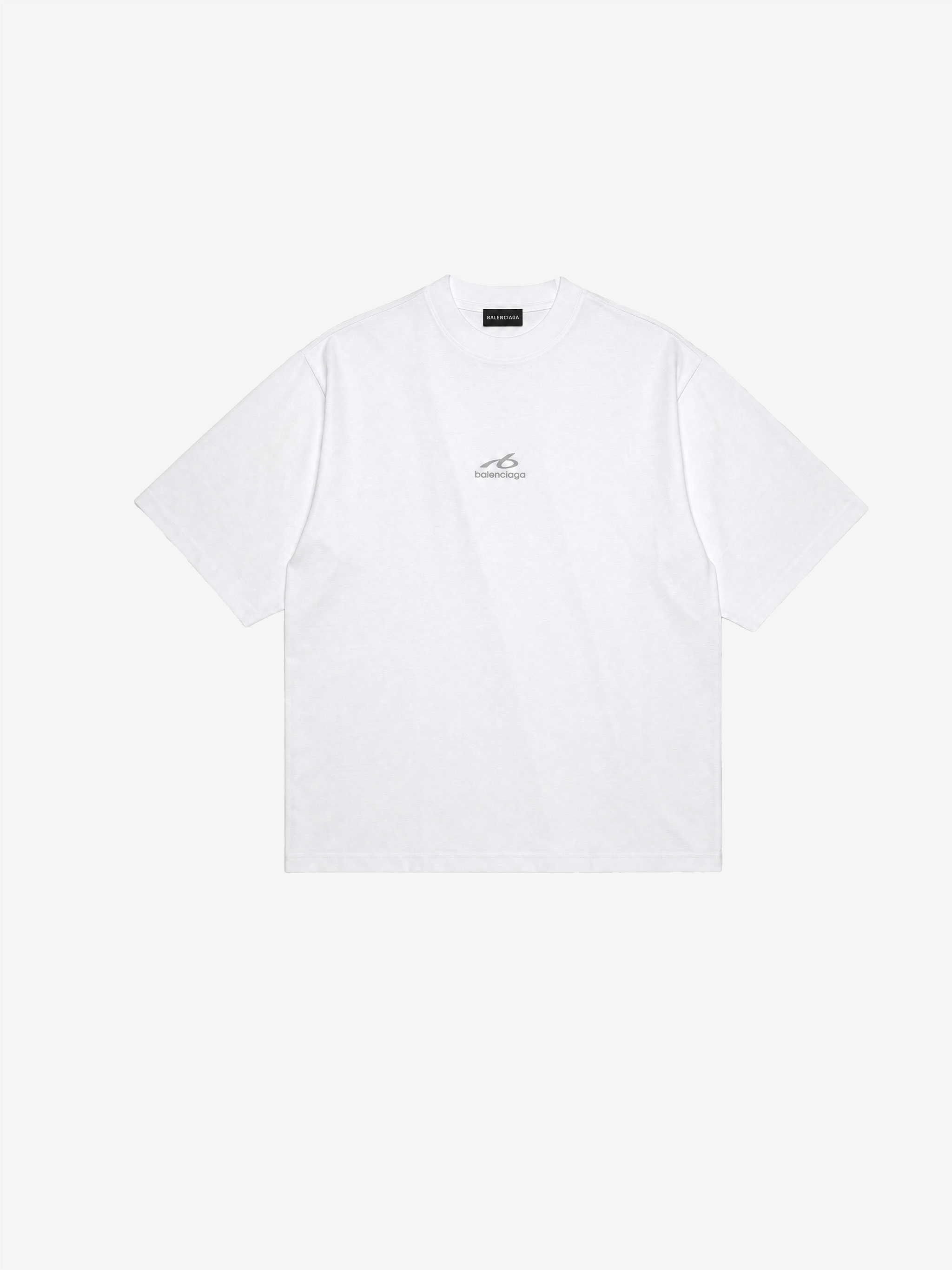 White t-shirt, front view