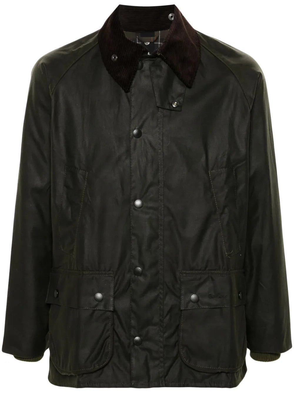 Green jacket, front view