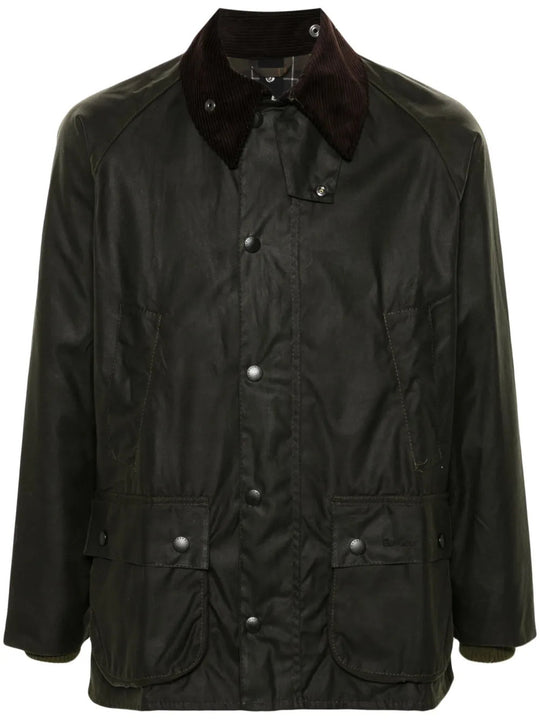 Green jacket, front view