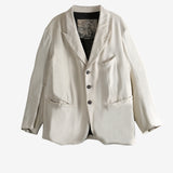 White blazer, front view