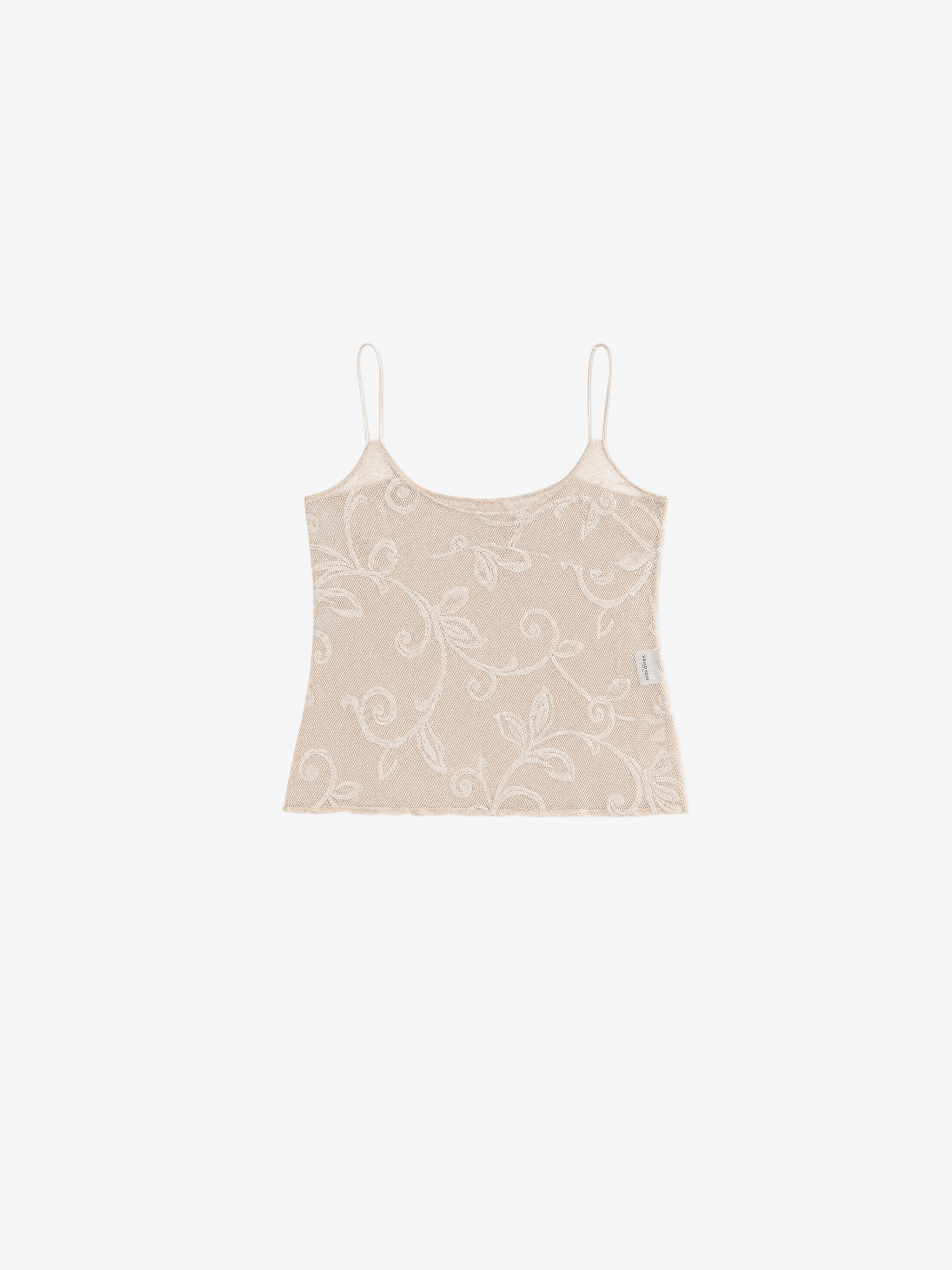 Tan top, front view