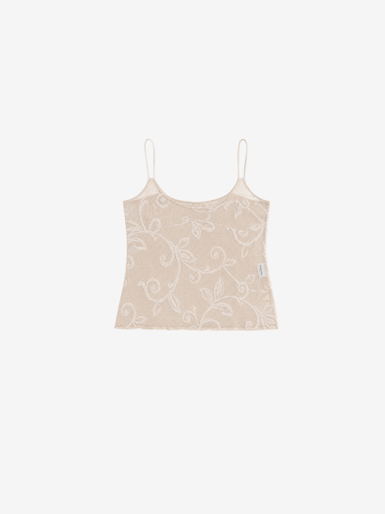 Tan top, front view