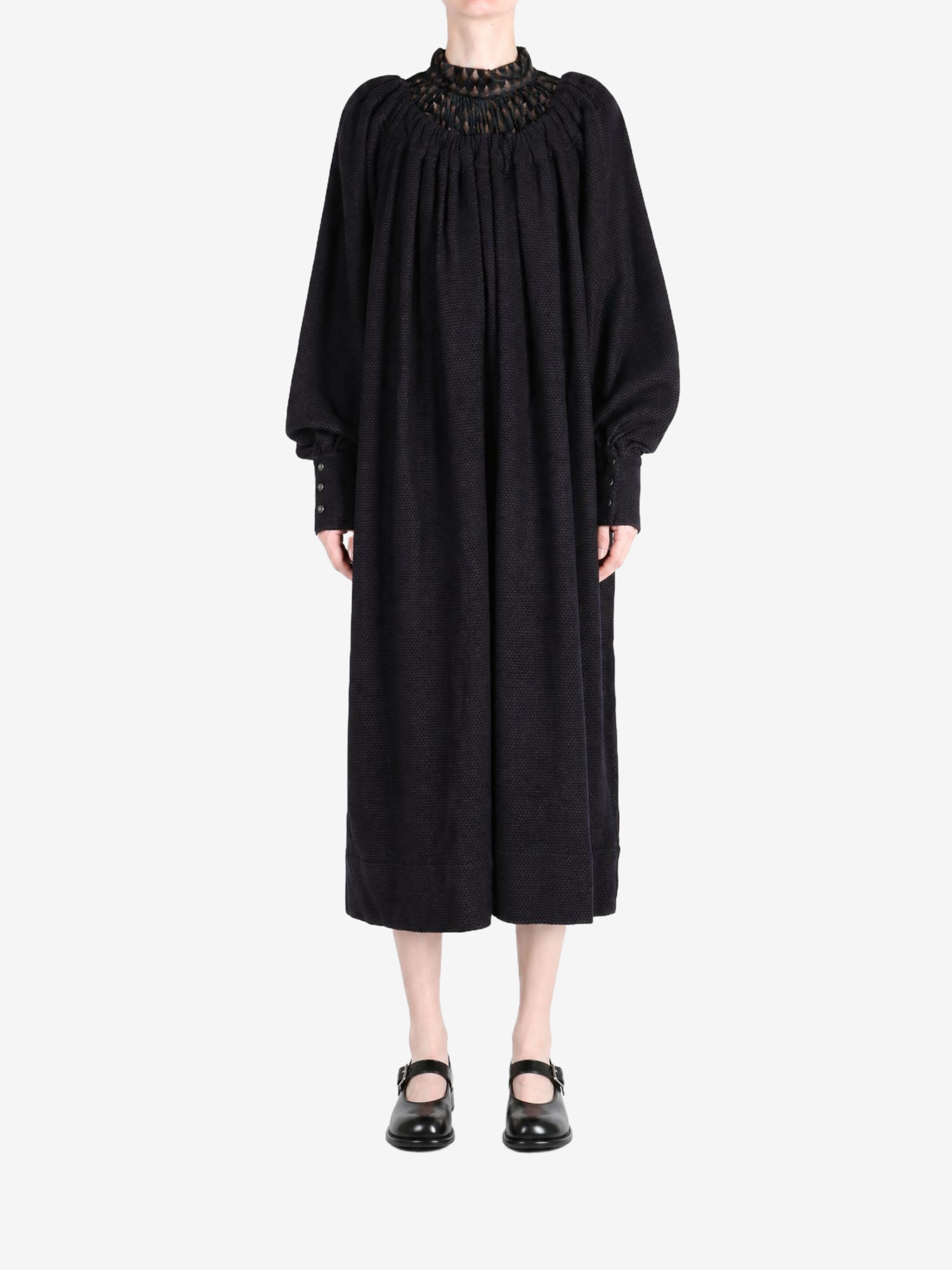 Black dress, front view