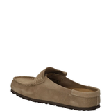 Tan sandals, side view