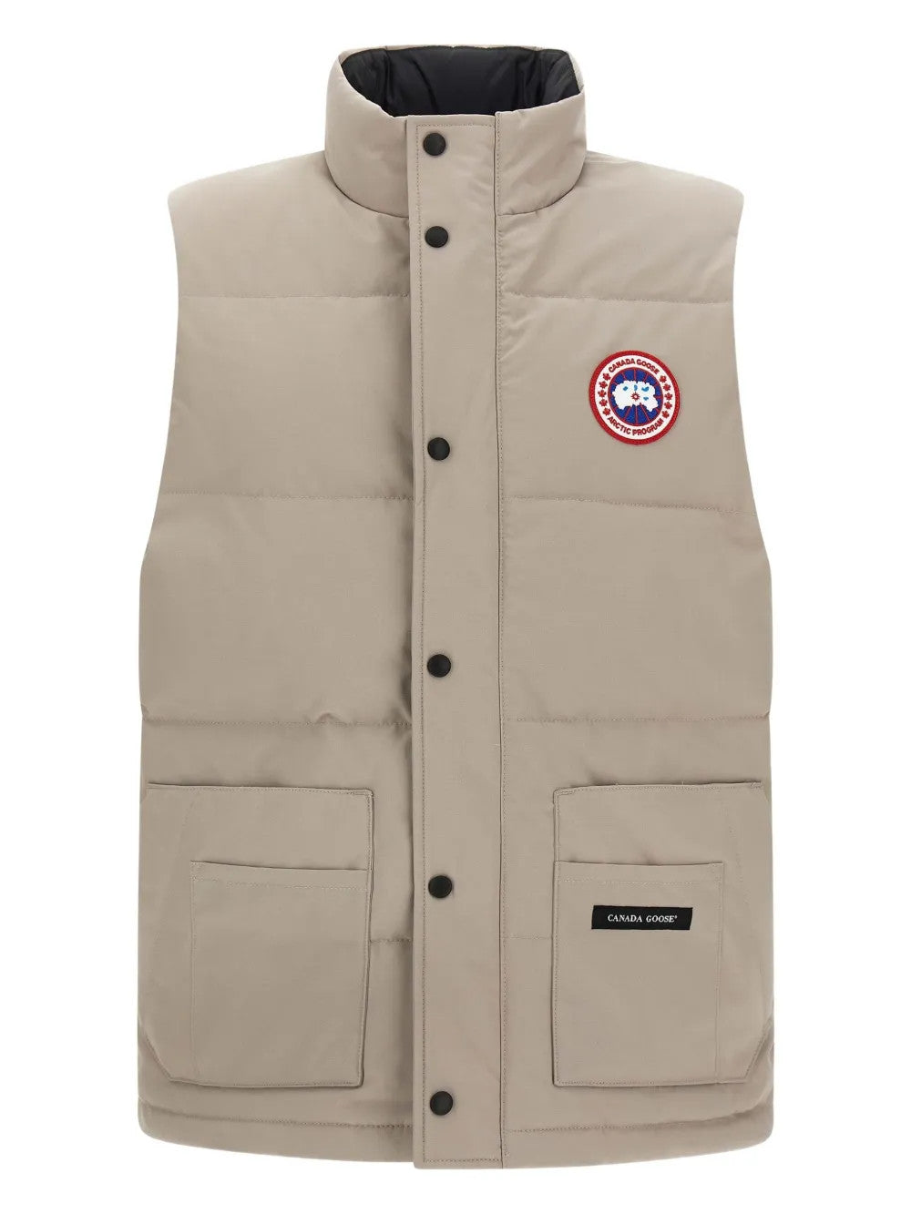 Tan jacket, front view