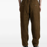Brown pants, full body view