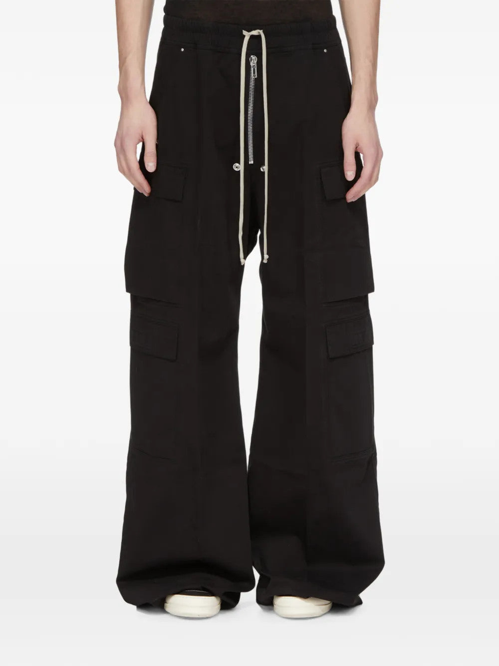 Black pants, full body view