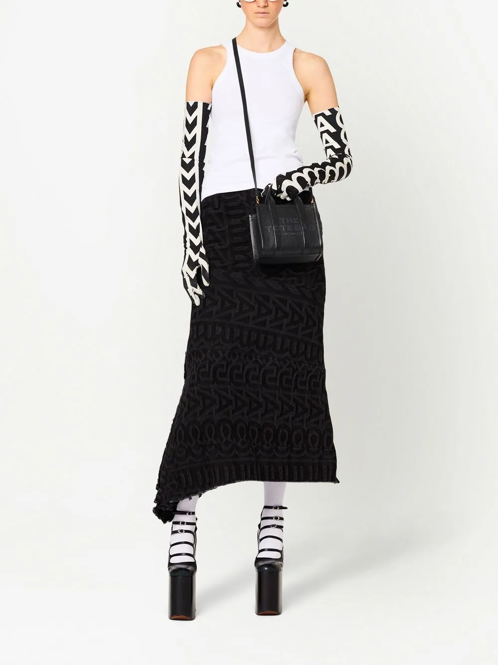 Black bags,full body view