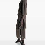 Brown dresses, full body view