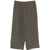 Brown pants, back view