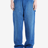 Blue pants, full body view