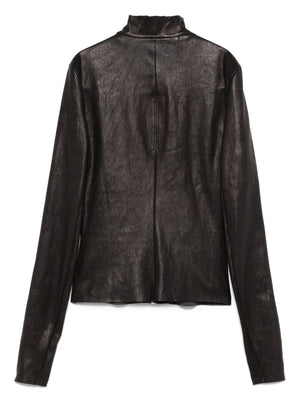 RICK OWENS - Women Leather Gary Jacket