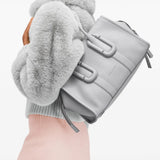 Grey bag, front view