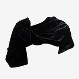 Black scarf, front view