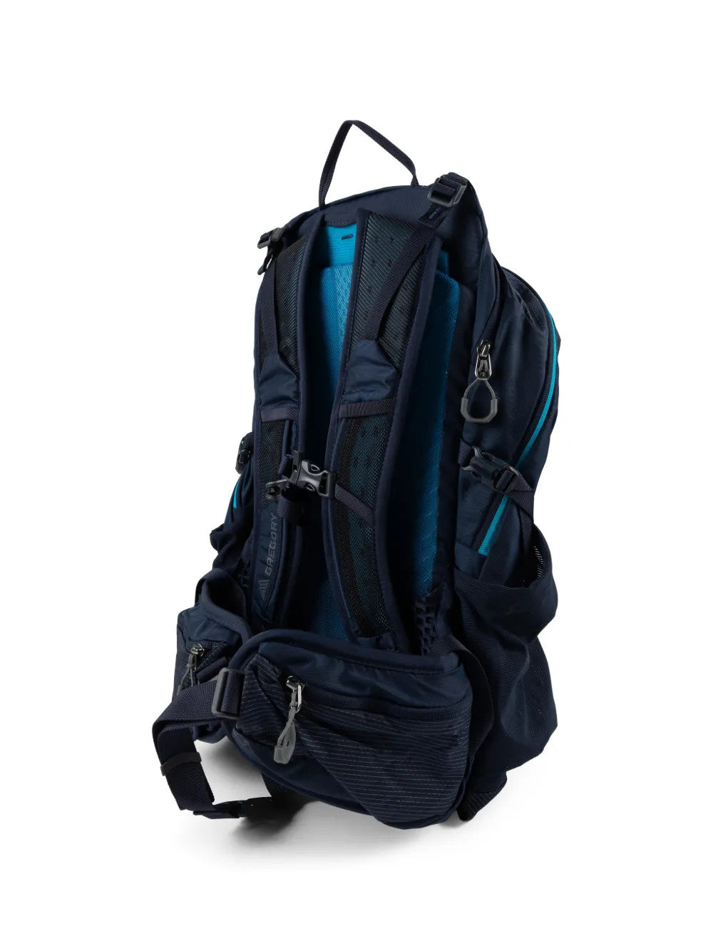 Navy bag, back view