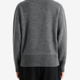 Grey knitwear, front view