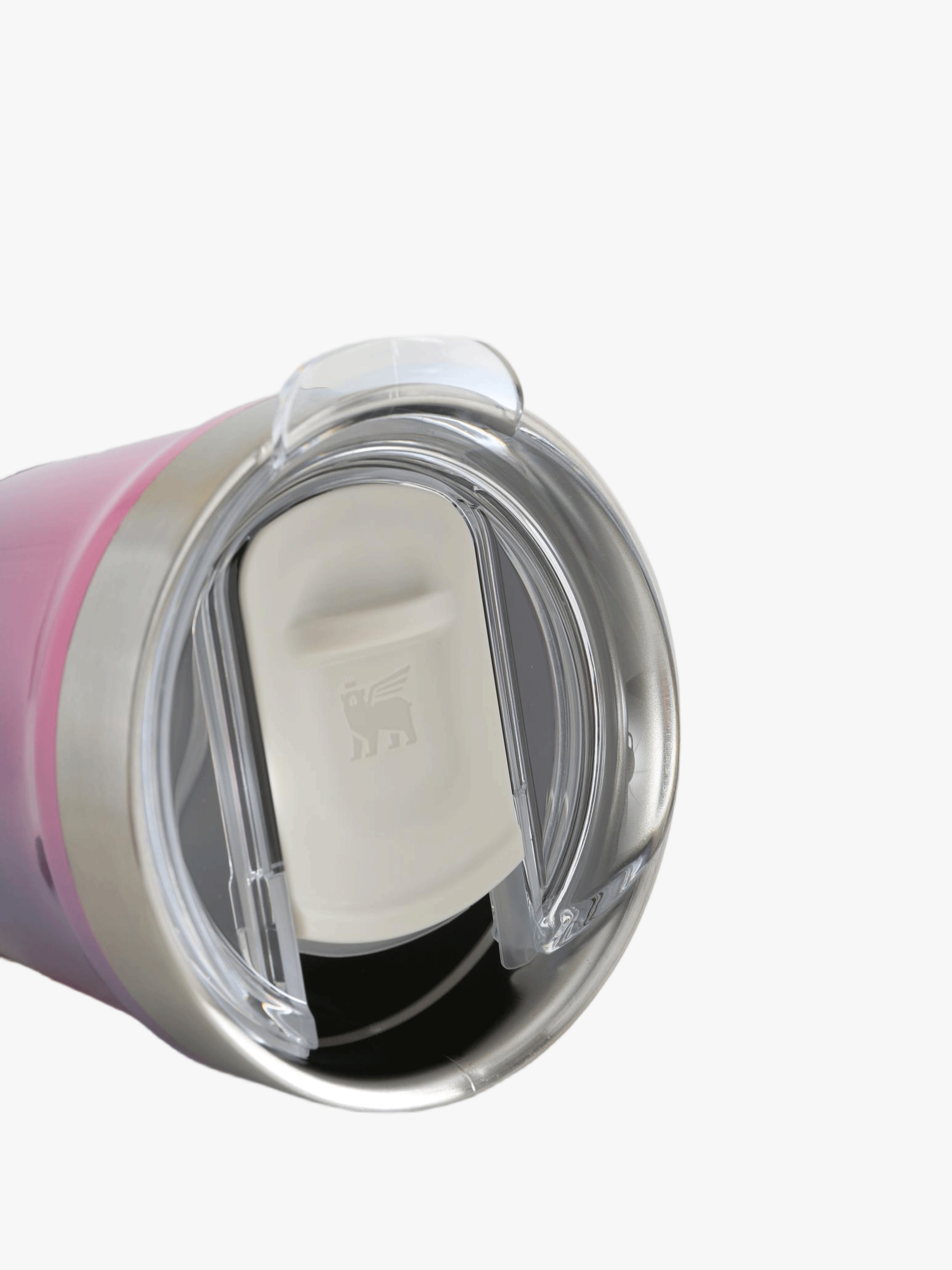 Pink product, front view