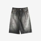 Black shorts, front view