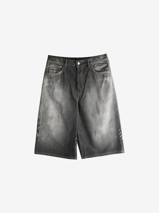 Black shorts, front view