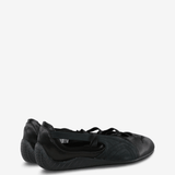 Black flats, side view