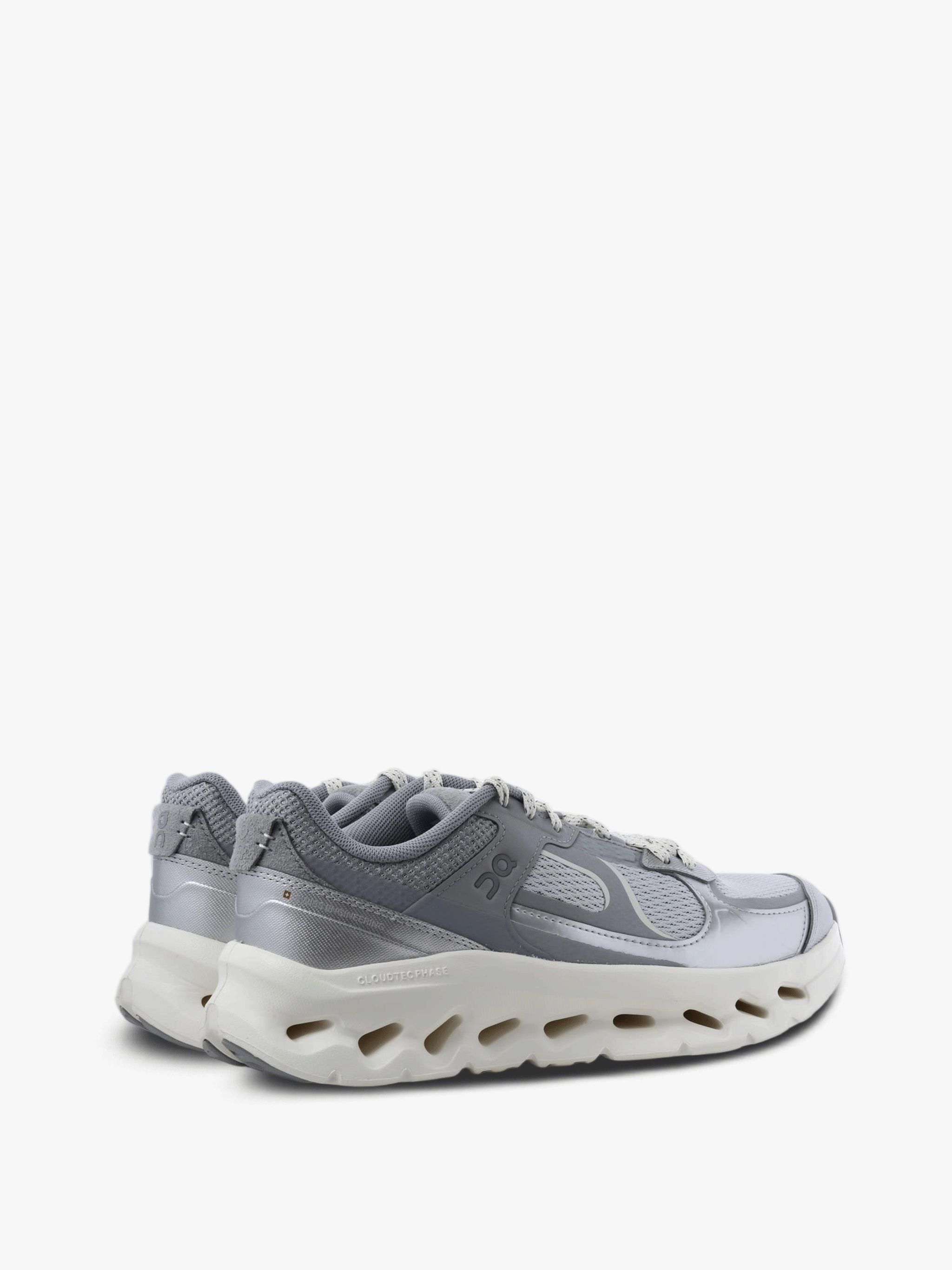 Grey shoes, side view