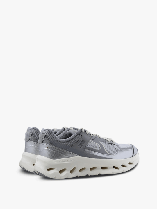 Grey shoes, side view