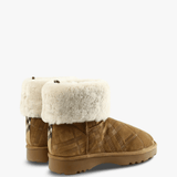 Brown boots, side view