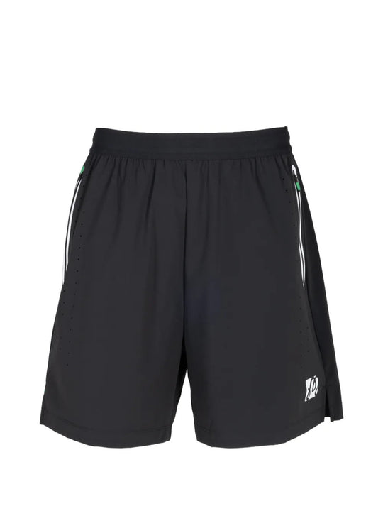 Black shorts, front view