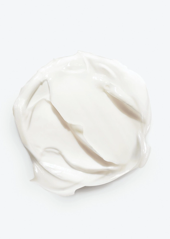 Close up of rich butter, showing texture of the argan oil ingredients