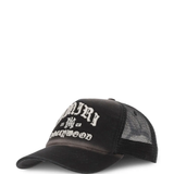 Black hat, side view