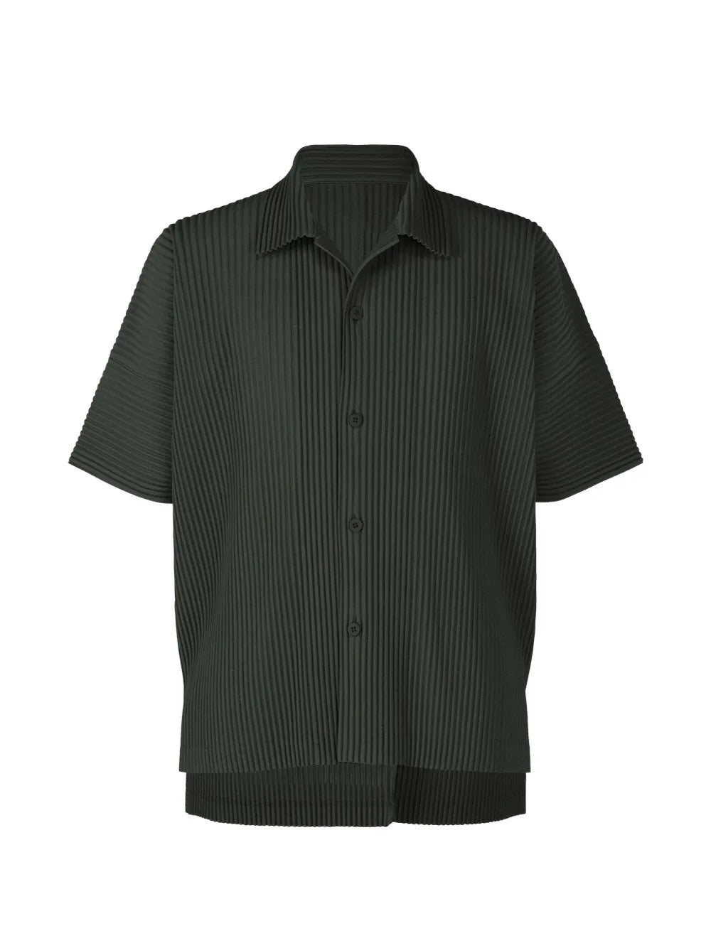 Green shirt, front view