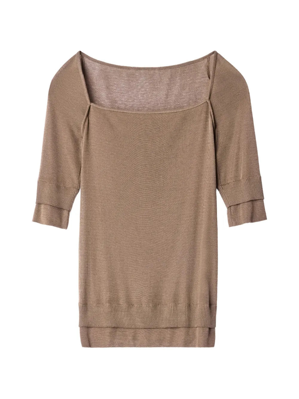 Tan top, front view