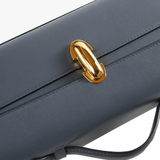 Gray bag ,showing texture of the fabric