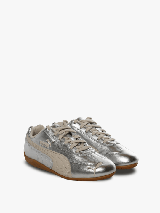 Grey sneaker, side view