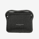 Black bags, front view