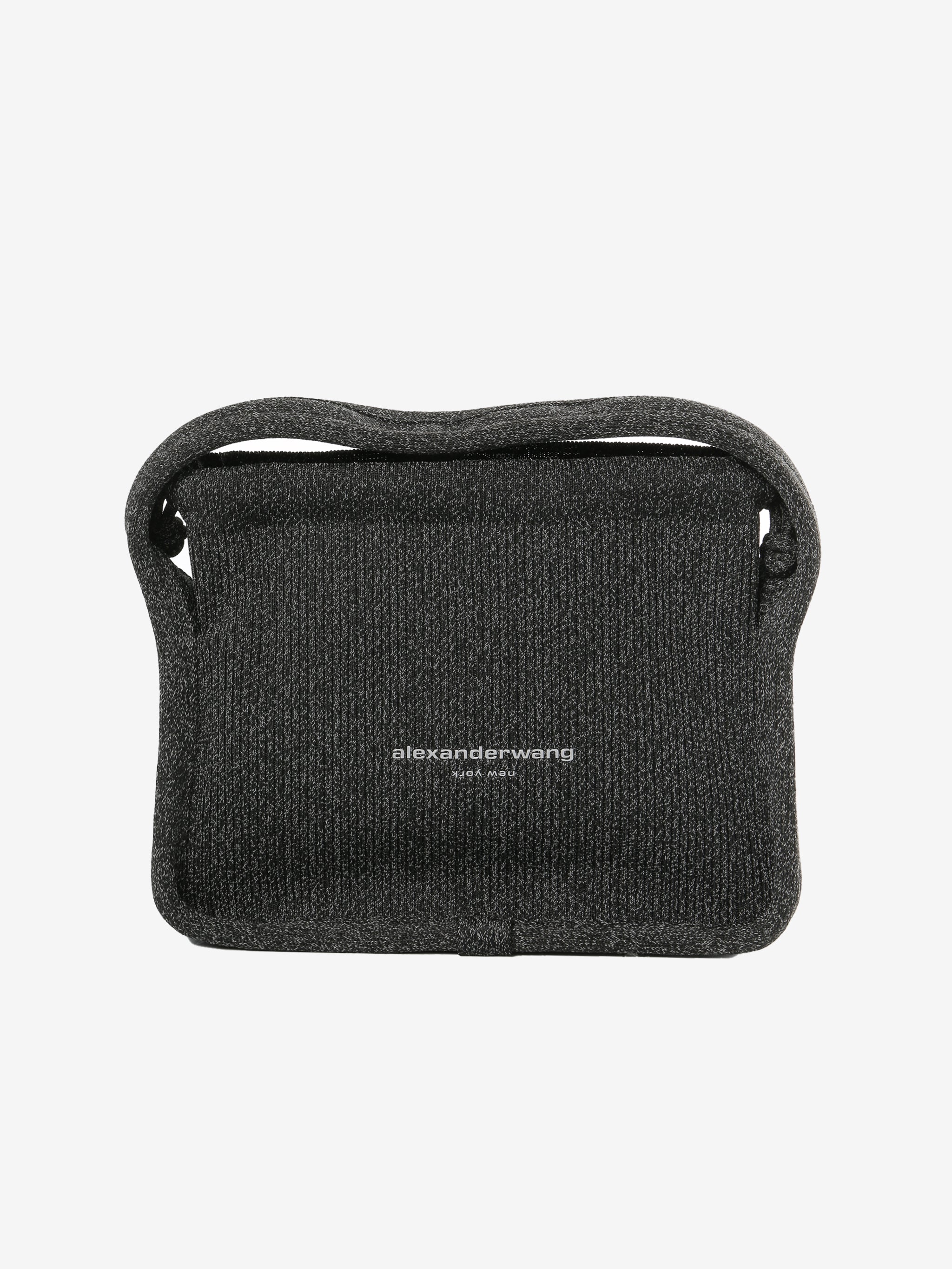 Black bags, front view