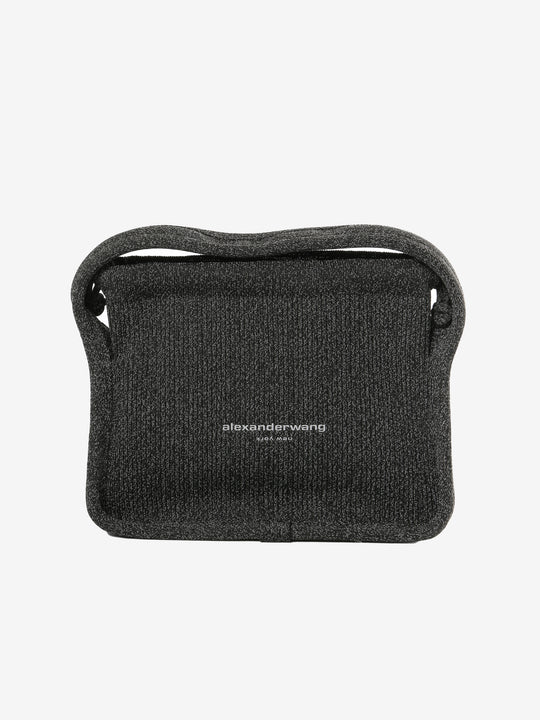 Black bags, front view