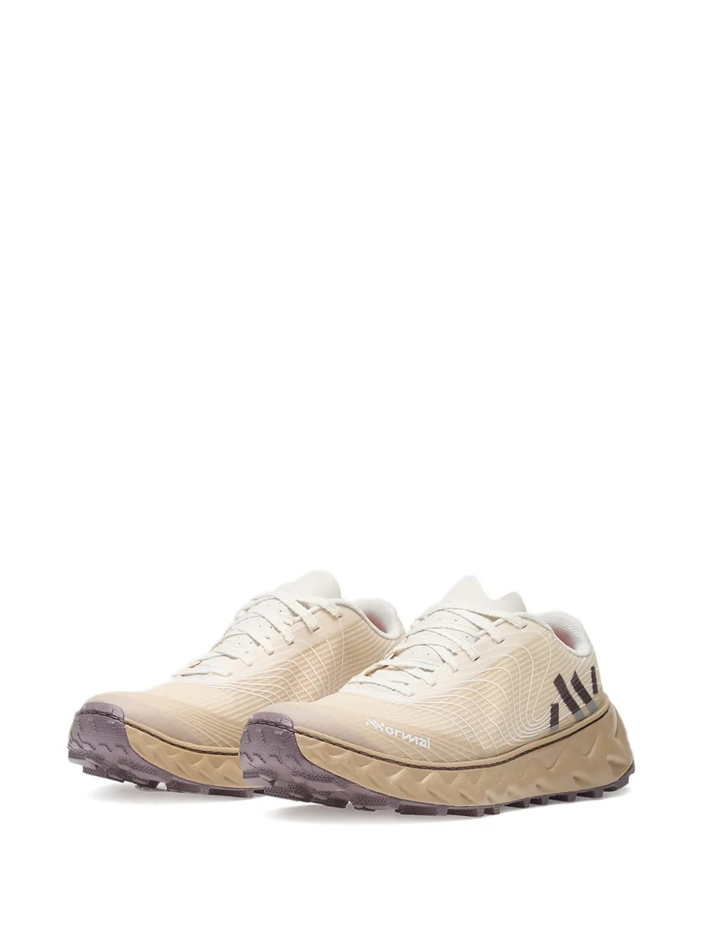 Tan shoes, front view