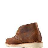 Brown boots, side view