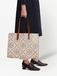 TORY BURCH - Women T Monogram Contrast Embossed Tote