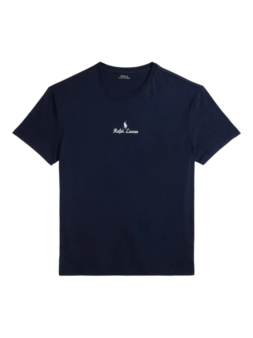 Blue t-shirts, front view