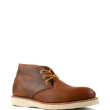 Brown boots, front view