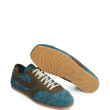 Blue shoes, front view