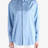 Blue shirt, front view