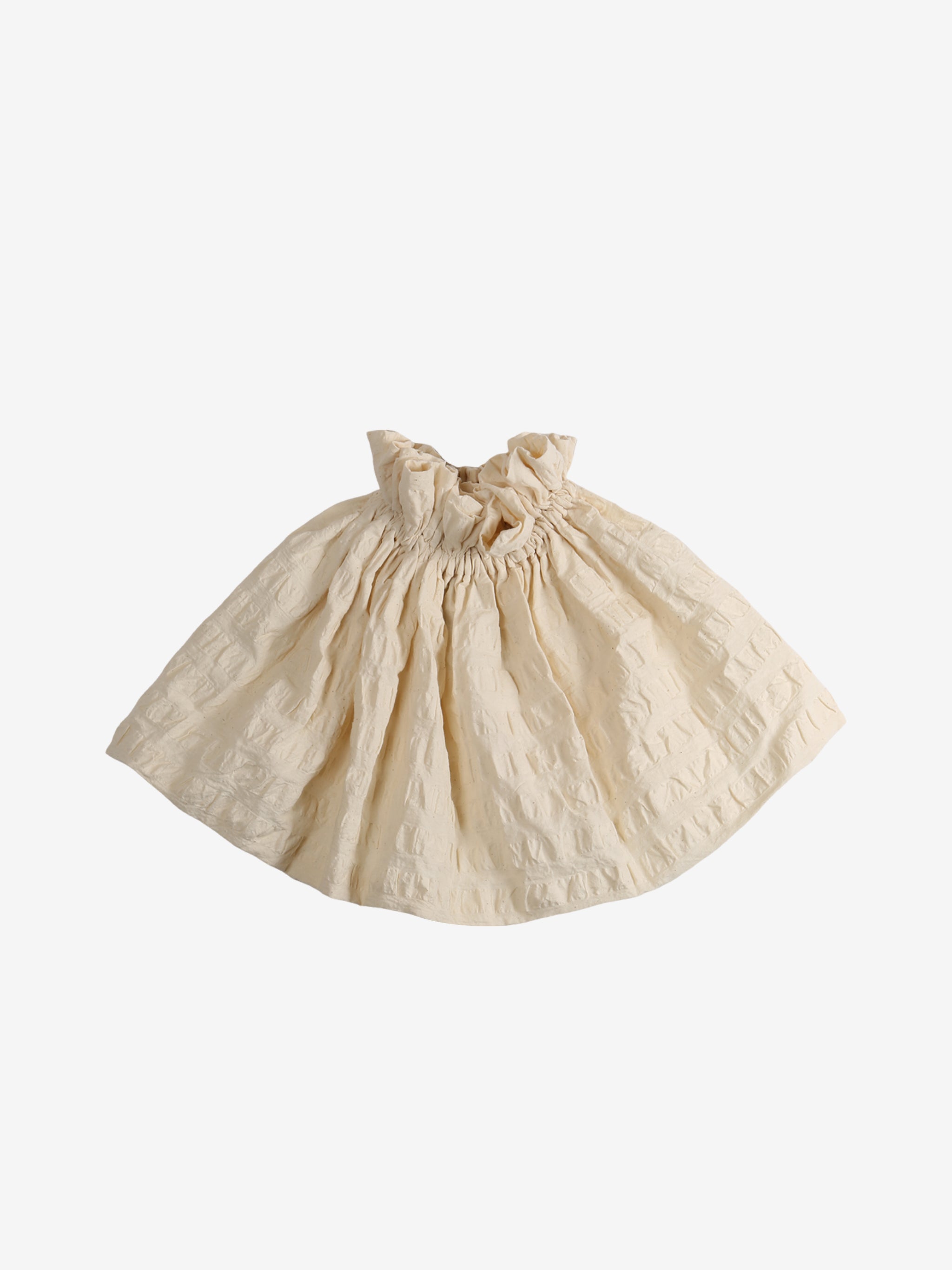 White skirt,front view