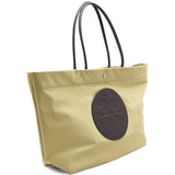 Tan bag, front view