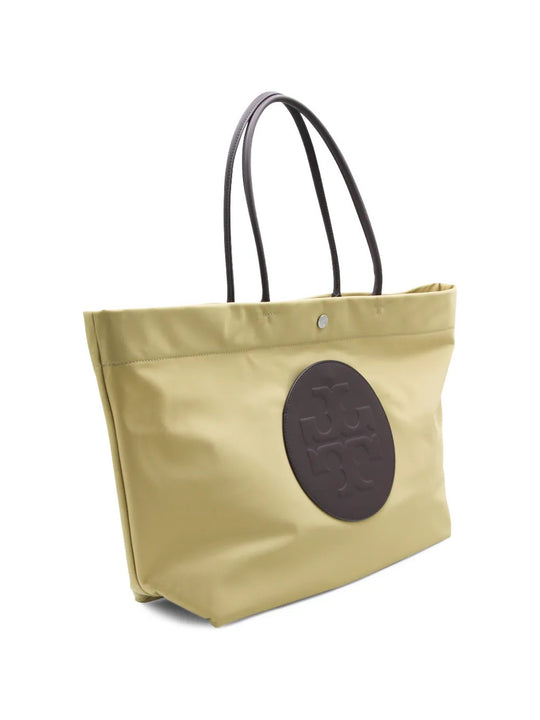 Tan bag, front view