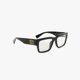 Black sunglasses, side view
